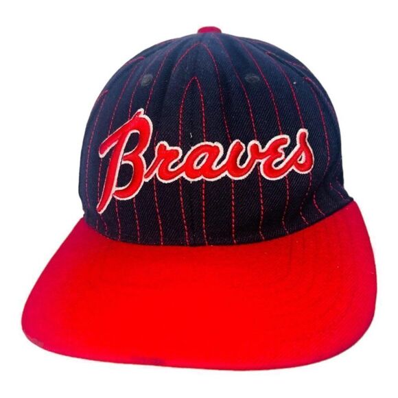 Vintage American Needle Atlanta Braves Cooperstown Collection Snapback Hat - Picture 1 of 8